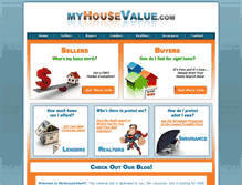 Tablet Screenshot of myhousevalue.com